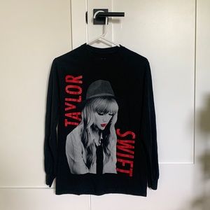 Taylor Swift Taylor's Version Long Sleeve Red Era Shirt Size S